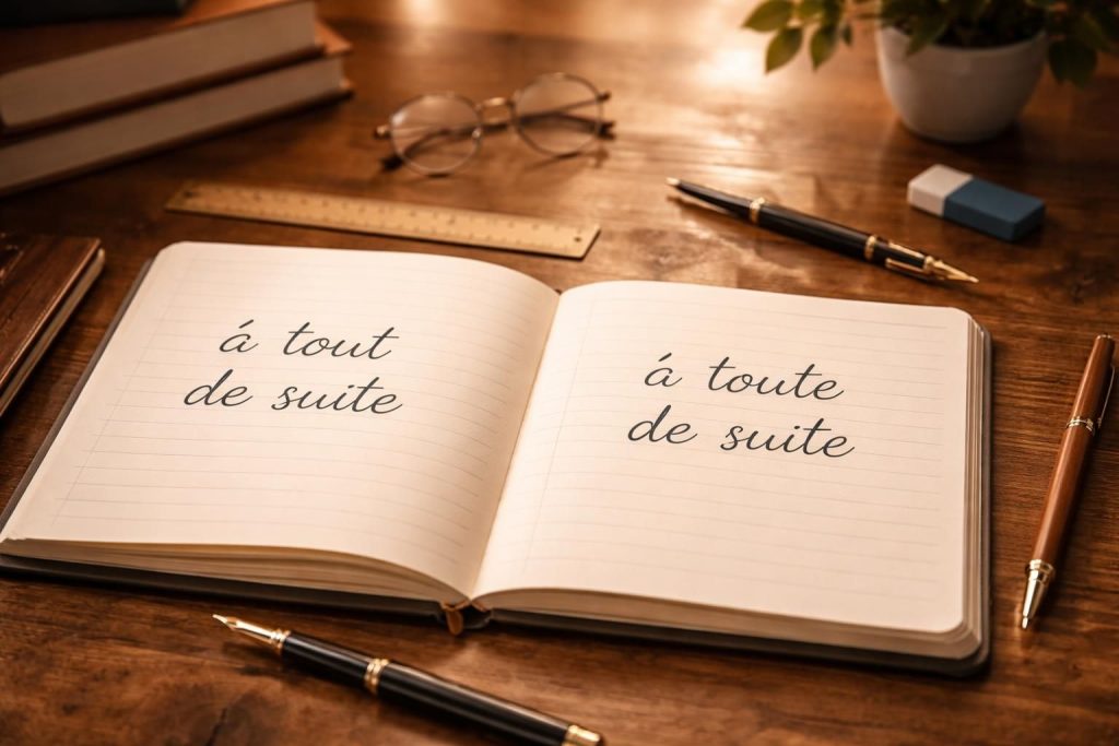découvrez les règles essentielles pour bien utiliser « à tout de suite » et « à toute de suite » en français, et évitez les erreurs courantes.