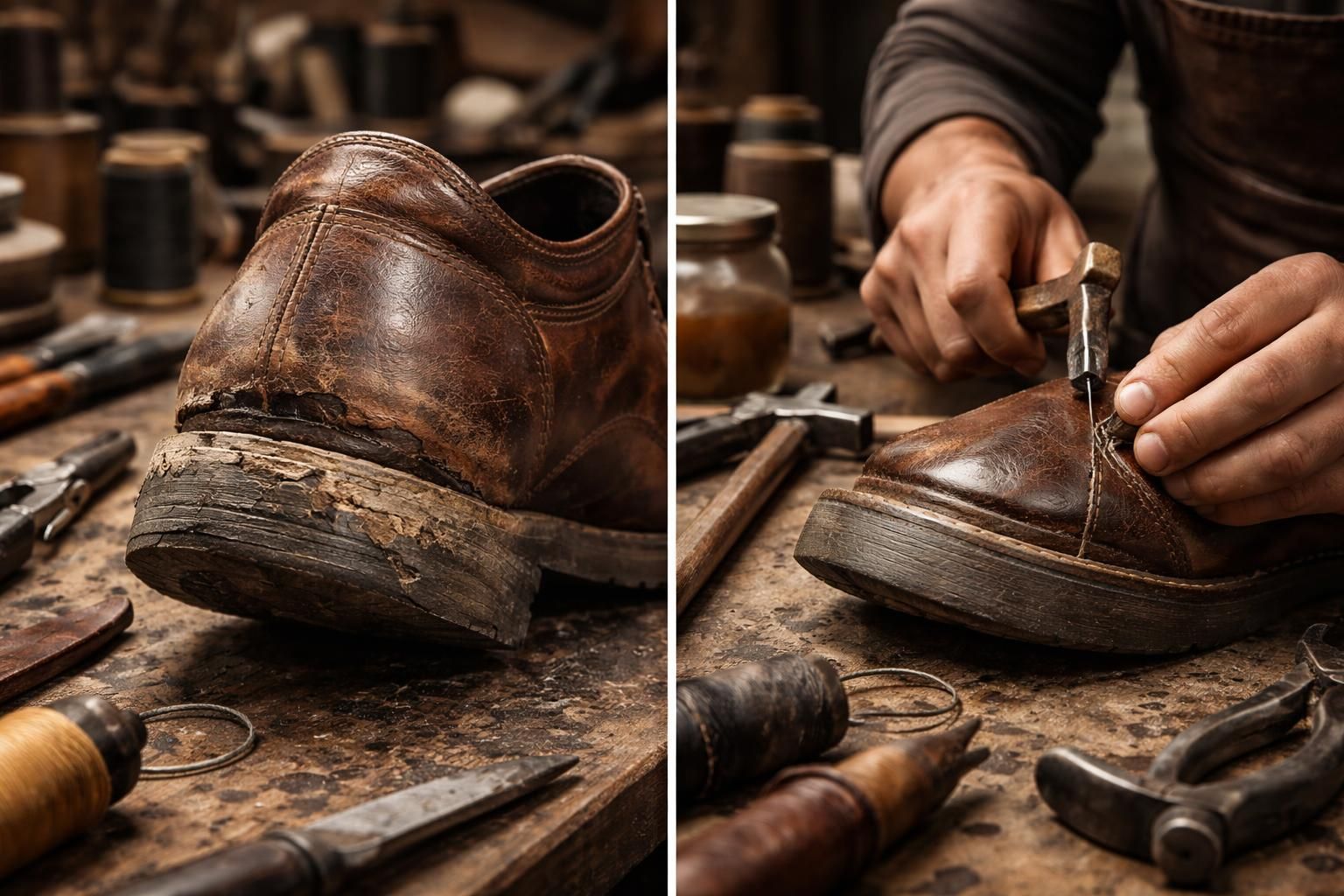 découvrez nos conseils pratiques pour restaurer efficacement la tige ou la semelle de vos chaussures abîmées au talon et leur redonner une seconde vie.