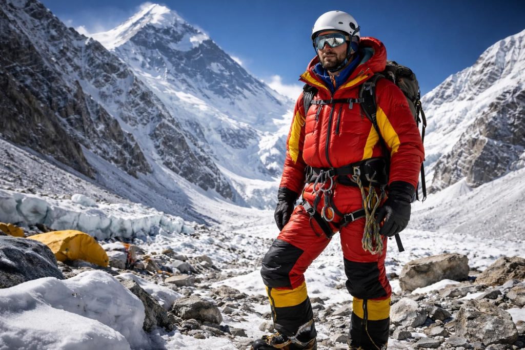 découvrez les critères essentiels pour choisir la combinaison d'alpinisme idéale pour l'ascension de l'everest, alliant sécurité, confort et performance.