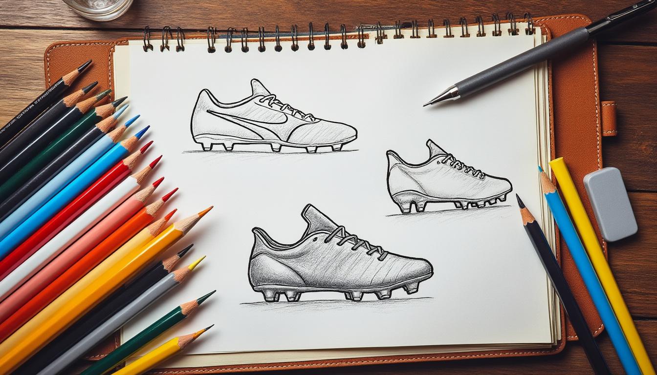 découvrez comment dessiner des crampons de foot avec notre guide étape par étape. que vous soyez débutant ou passionné de dessin, apprenez des techniques simples pour capturer tous les détails de ces incontournables du sport.