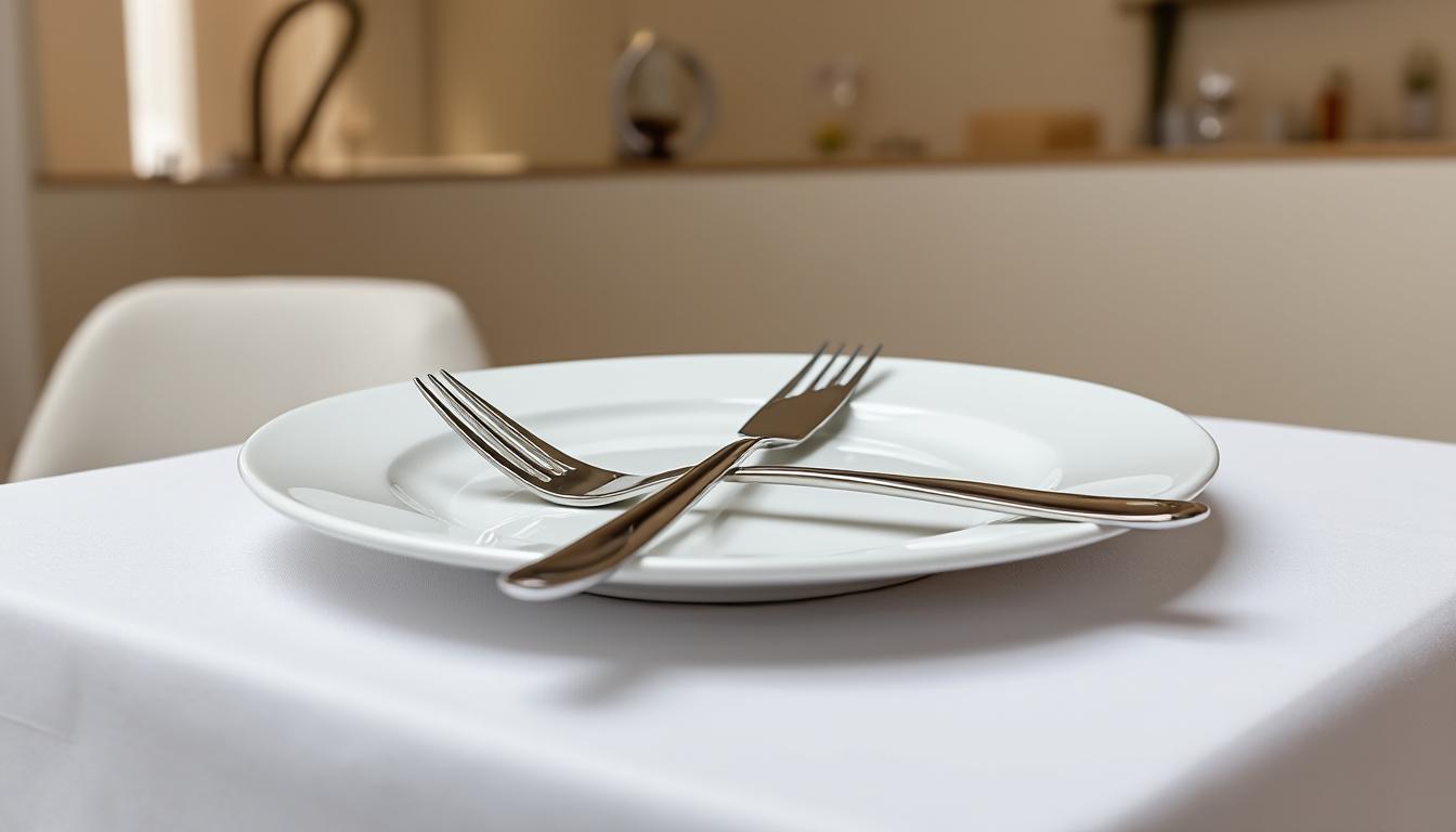 découvrez nos astuces pour bien utiliser les couverts croisés dans votre assiette et maîtriser l'art des signaux pendant vos repas.