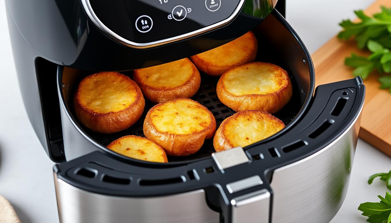 explorez nos conseils infaillibles pour préparer des potatoes croustillantes à l’air fryer, dorées à la perfection. transformez vos pommes de terre en un accompagnement savoureux qui ravira vos papilles et celle de vos invités!