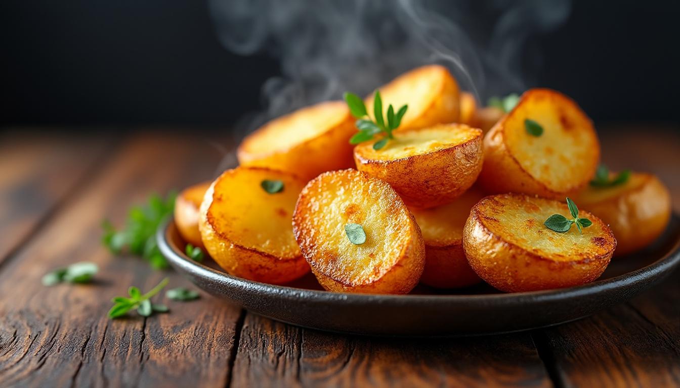 découvrez nos astuces simples et efficaces pour préparer des potatoes à l'air fryer parfaitement dorées. transformez vos repas avec des recettes croustillantes et savoureuses en un rien de temps!