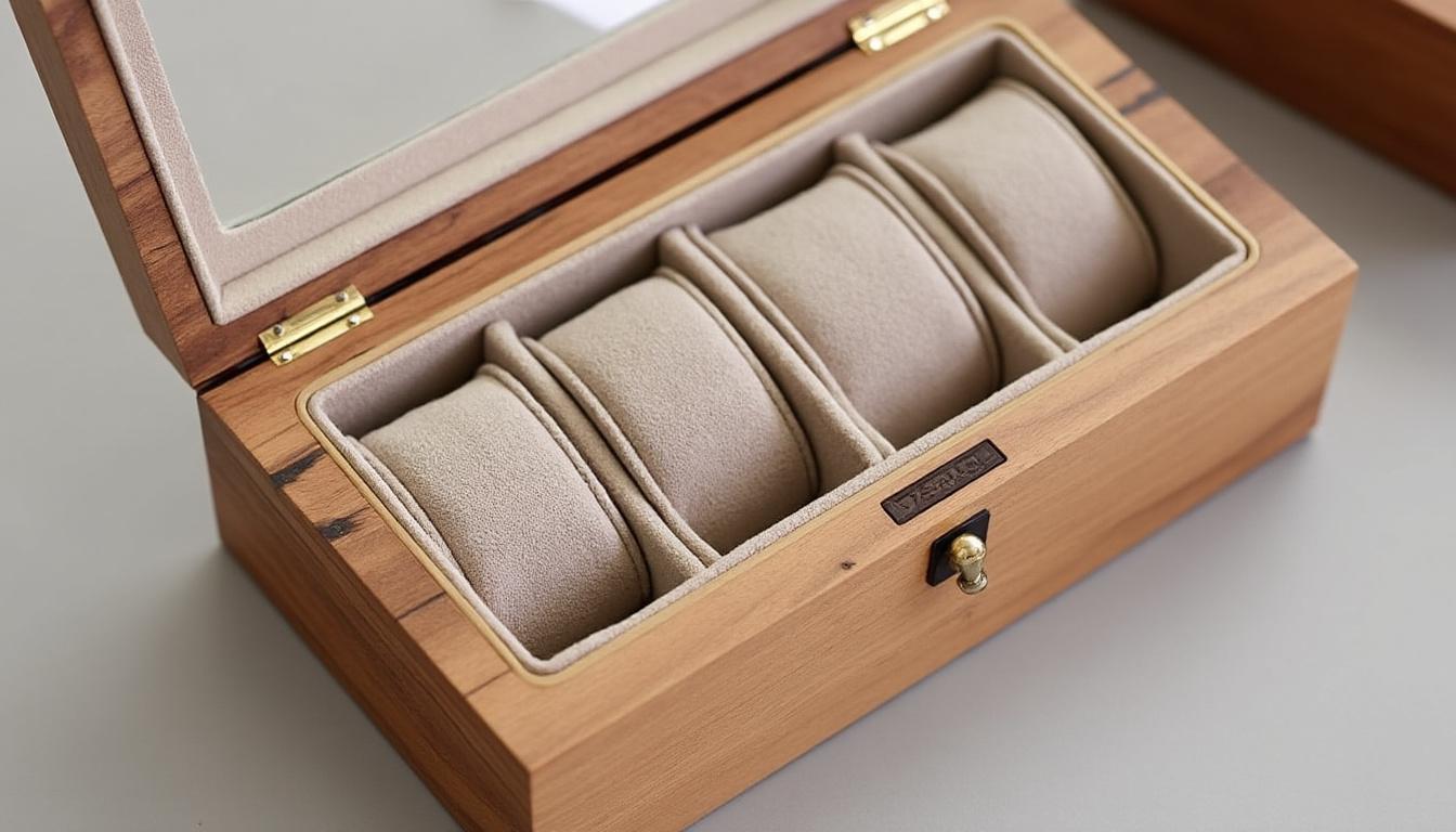 découvrez l'élégance unique du coffret cadeau montre en bois konifer, alliant luxe et durabilité. offrez un accessoire intemporel qui respecte l'environnement, parfait pour toutes les occasions.