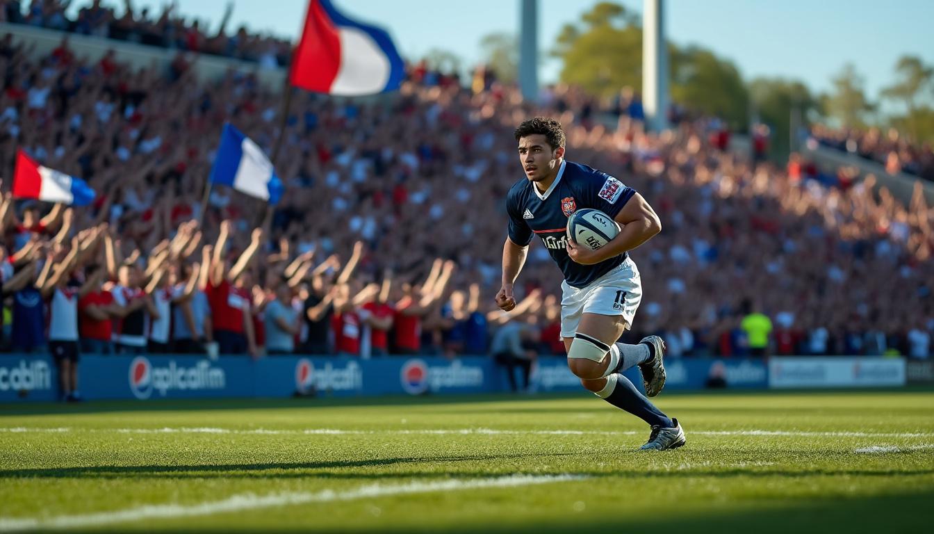 découvrez le maillot de toulouse rugby 2016, un incontournable pour tous les fans de rugby. arborez fièrement les couleurs de votre équipe et vivez votre passion du sport avec style. parfait pour les matchs ou en tant que pièce de collection.