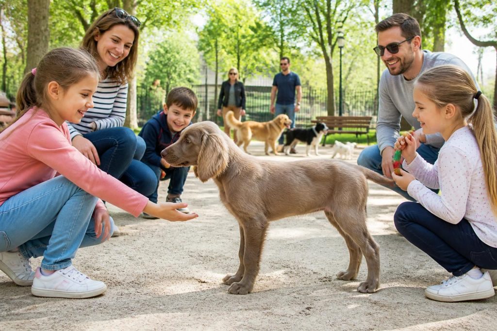 découvrez les conseils essentiels pour socialiser efficacement un braque de weimar à poils longs dès son plus jeune âge, favorisant son épanouissement et son comportement équilibré.