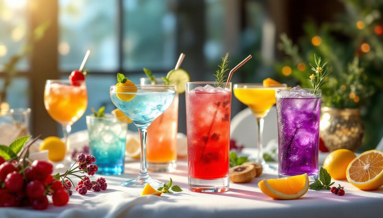 découvrez des recettes innovantes de cocktails sans alcool, parfaits pour toutes vos fêtes et événements. savourez des boissons créatives, rafraîchissantes et festives, sans alcool.