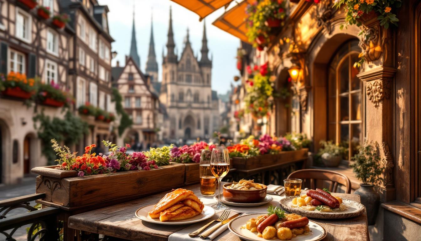 découvrez les meilleurs hôtels à strasbourg alliant confort et proximité des restaurants pour savourer la gastronomie alsacienne authentique.