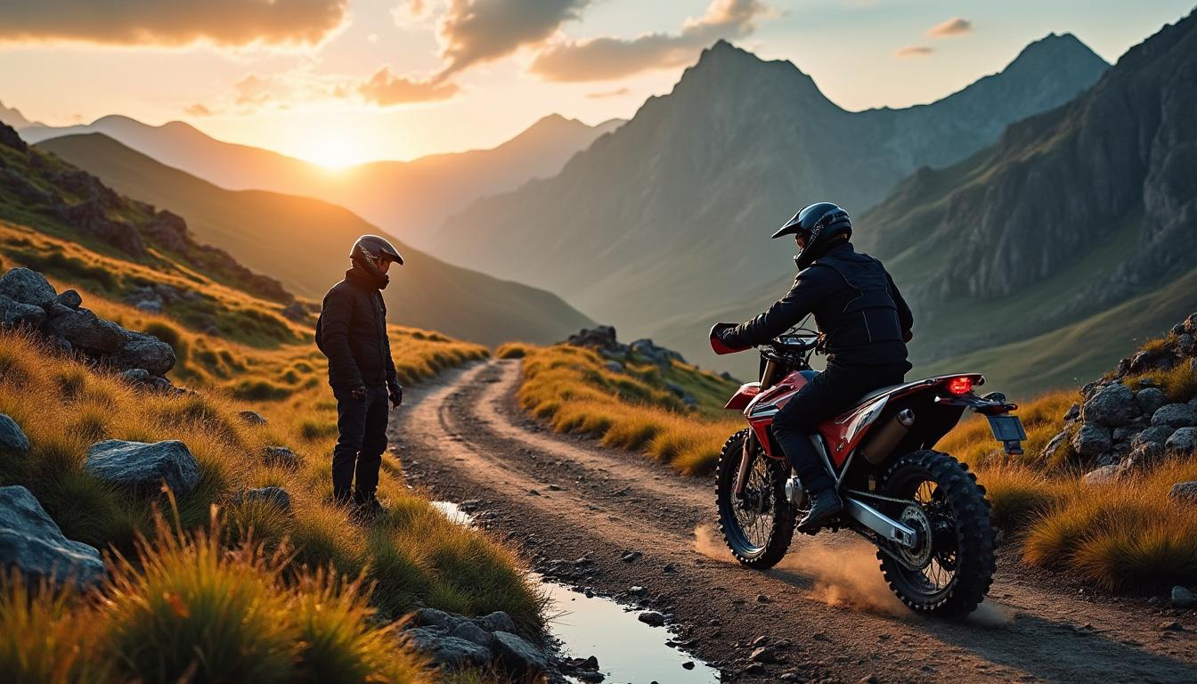 découvrez les paysages à couper le souffle à travers des sentiers inexplorés lors de votre randonnée moto tout-terrain. que ce soit des montagnes majestueuses, des forêts verdoyantes ou des côtes ensoleillées, cette aventure vous promet des panoramas époustouflants et des moments inoubliables.