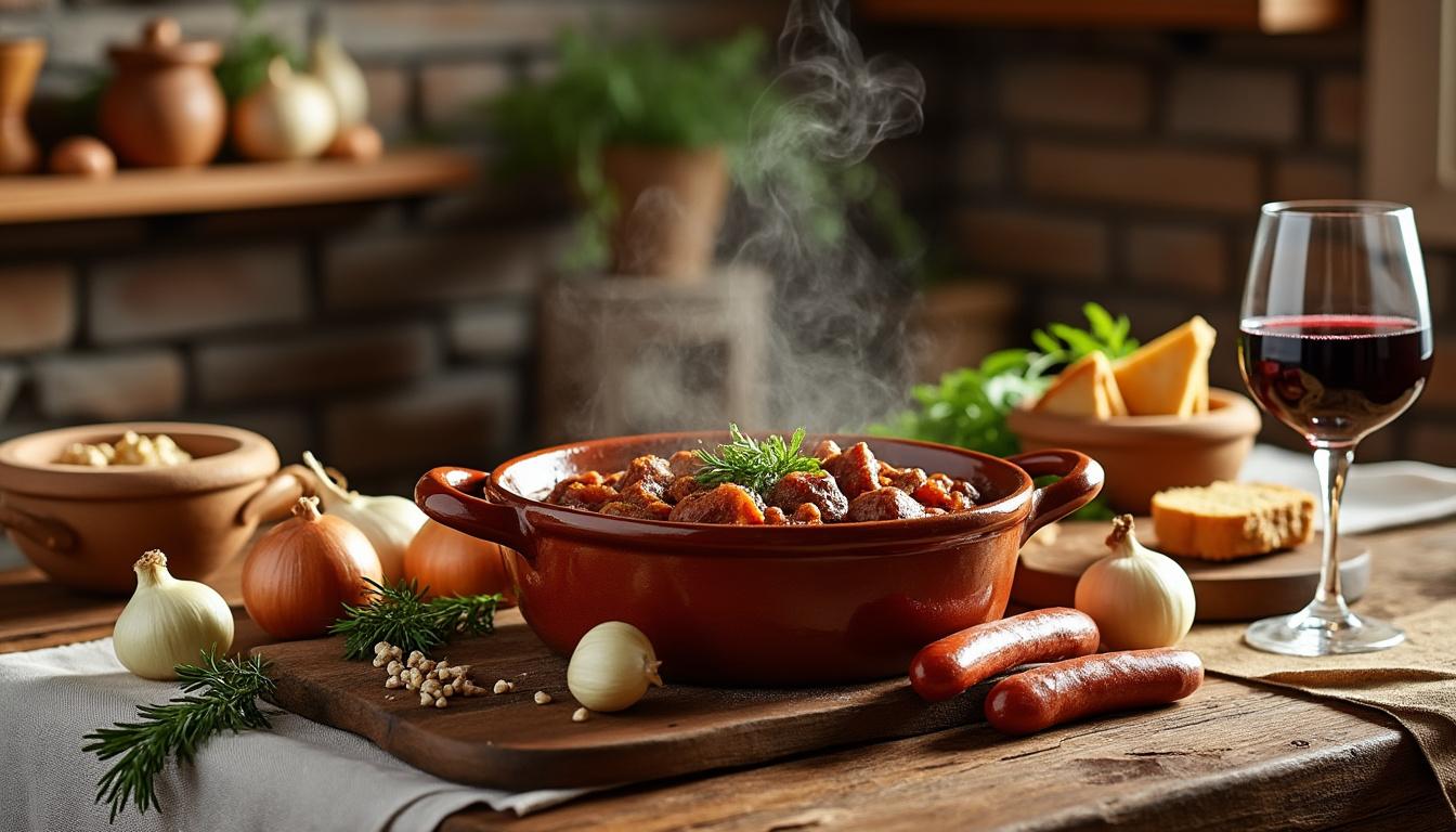 découvrez les secrets bien gardés de la recette traditionnelle du cassoulet de pierre perret. plongez dans les étapes clés et les astuces de ce plat emblématique de la cuisine française, pour régaler vos proches avec une expérience gustative inoubliable.