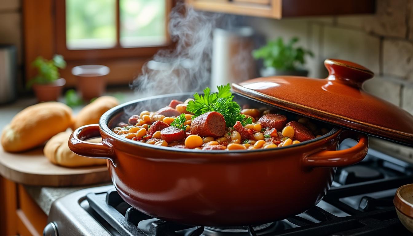 découvrez les secrets bien gardés de la recette authentique du cassoulet de pierre perret. plongez dans l'art culinaire français et savourez ce plat emblématique grâce aux révélations exclusives qui vous permettront de le préparer chez vous comme un vrai chef.