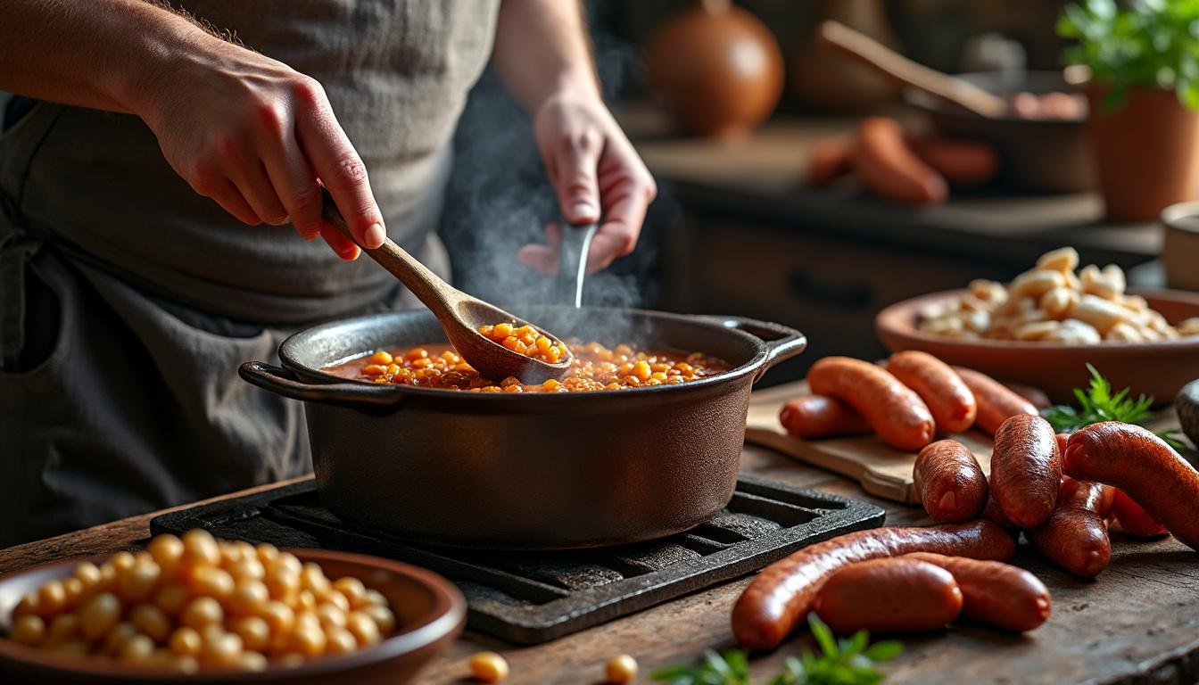 découvrez les secrets du véritable cassoulet de castelnaudary : conseils d'achat des ingrédients essentiels, techniques de préparation authentiques et recettes traditionnelles pour ravir vos papilles. plongez dans l'art culinaire du sud-ouest de la france.
