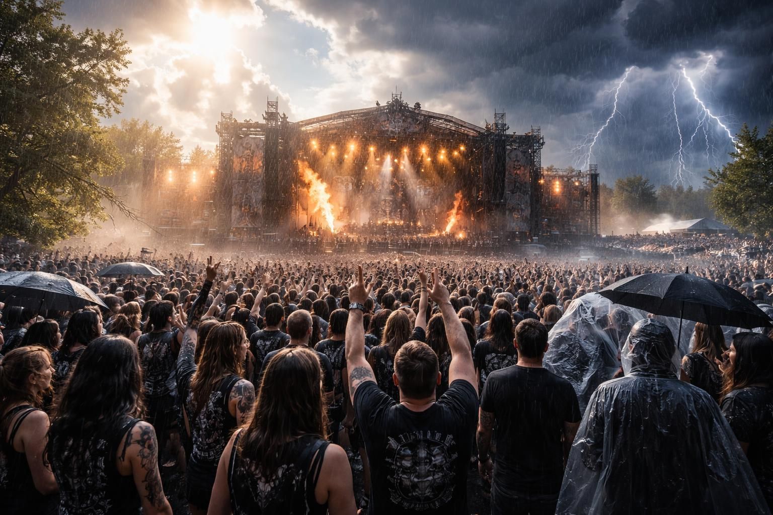 découvrez les prévisions météo pour le hellfest et préparez-vous à vivre une expérience unique où la musique intense rencontre les aléas fascinants de la nature.
