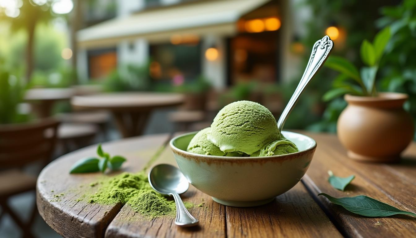 découvrez pourquoi la glace au thé vert matcha häagen-dazs est le dessert idéal pour l'été. sa texture crémeuse et son goût authentique de matcha vous rafraîchiront tout en vous offrant une expérience gustative unique. parfaite pour les journées chaudes, cette douceur allie plaisir et sophistication.