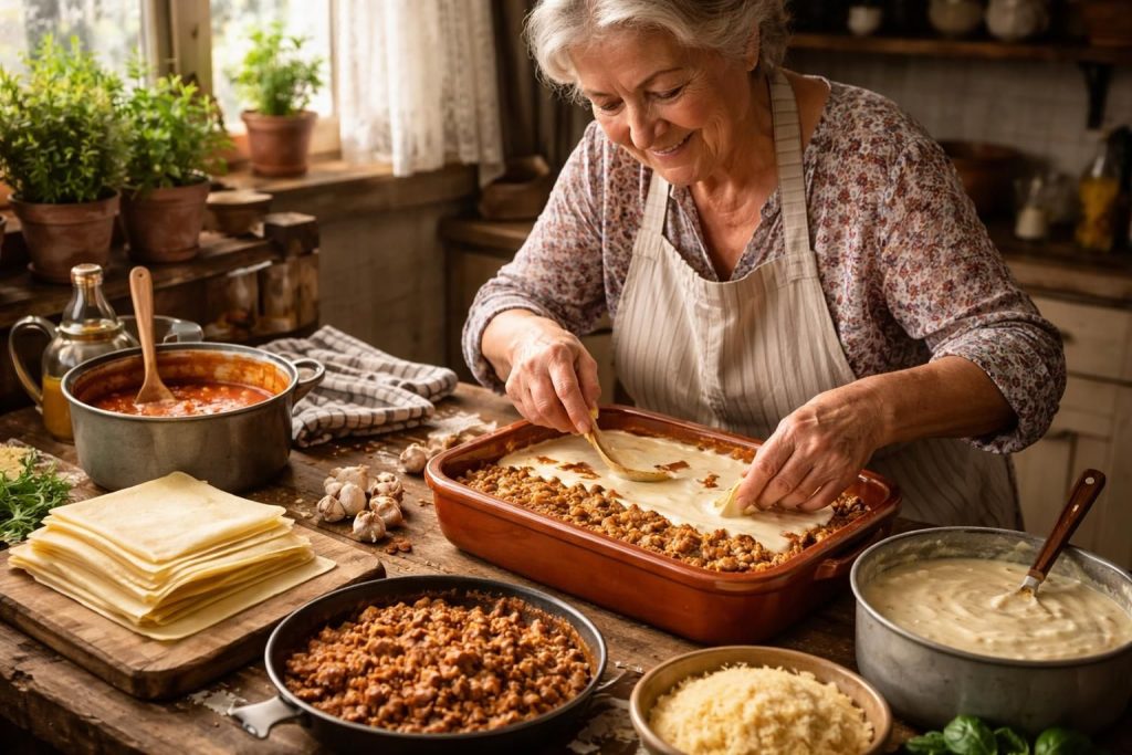 découvrez la recette de grand-mère des lasagnes, un secret précieux pour une cuisine authentique et savoureuse, qui ravira toute la famille à chaque repas.