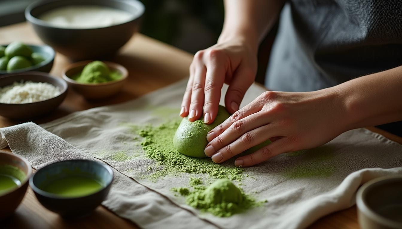 découvrez notre délicieuse recette de mochi au matcha et apprenez à préparer ces douceurs japonaises irrésistibles. un voyage culinaire au cœur du japon vous attend !