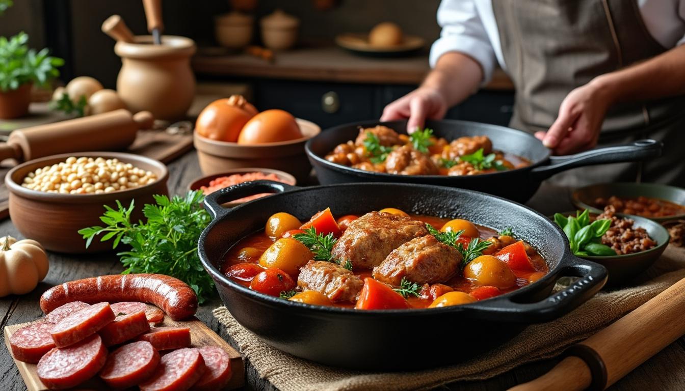 découvrez le secret d'un cassoulet traditionnel avec notre recette incontournable sur marmiton. ce plat réconfortant, riche en saveurs, saura ravir vos convives. apprenez à maîtriser chaque étape pour un résultat savoureux et authentique.