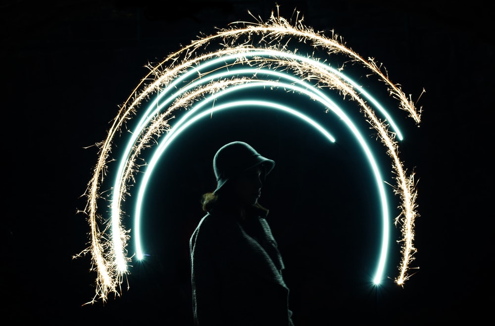 light painting photo